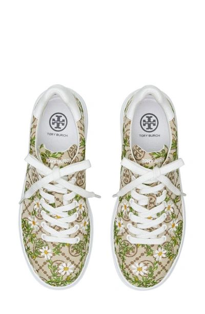 Shop Tory Burch Howell Court Sneaker In Hazel/ Snow White