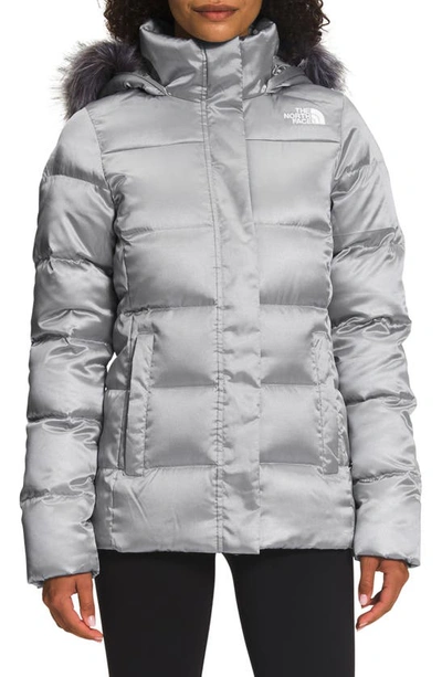 The North Face Gotham 550 Fill Power Down Hooded Parka In Meld Grey/ Shine  | ModeSens