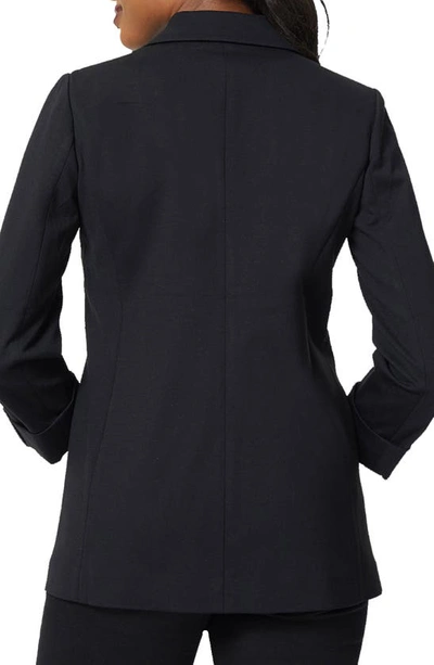 Jones New York One-button Compression Jacket In Jones Black