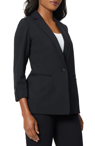 Jones New York One-button Compression Jacket In Jones Black