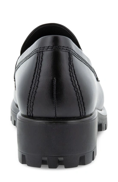 Shop Ecco Modtray Penny Loafer In Black Leather