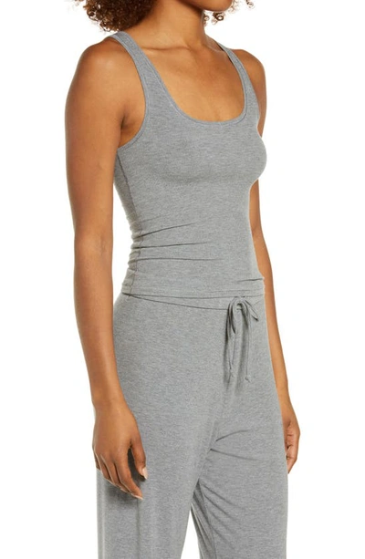 Skims Soft Lounge Tank In Heather Gray