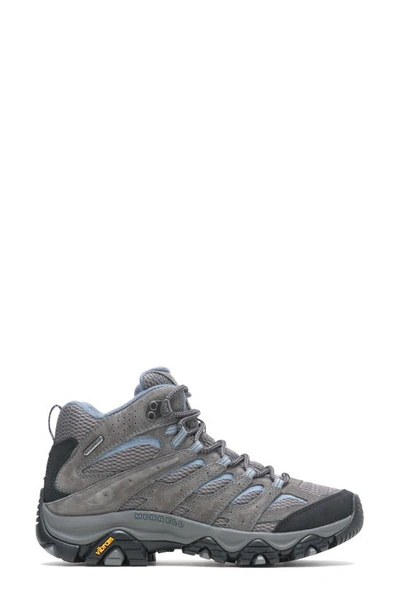 Shop Merrell Moab 3 Waterproof Hiking Boot In Granite