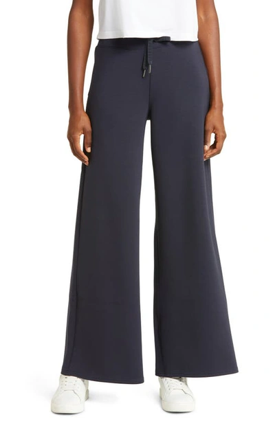 Shop Spanx Airessentials Wide Leg Pants In Classic Navy