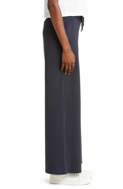 Shop Spanx Airessentials Wide Leg Pants In Classic Navy