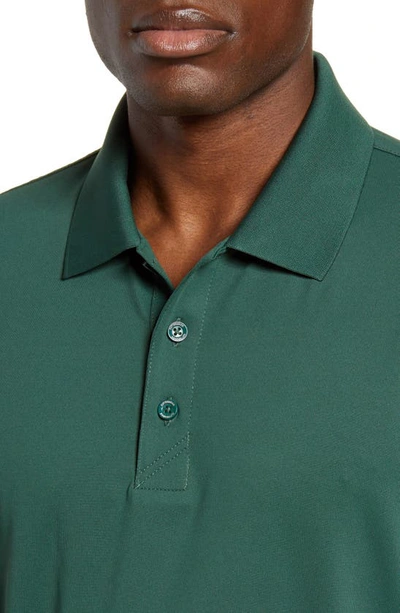 Cutter & Buck Forge Drytec Solid Performance Polo In Hunter