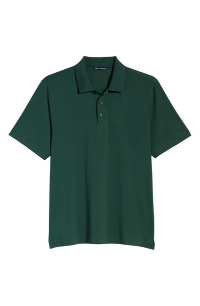 Cutter & Buck Forge Drytec Solid Performance Polo In Hunter