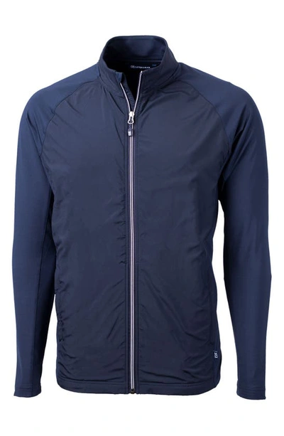 Shop Cutter & Buck Recycled Polyester Jacket In Navy Blue