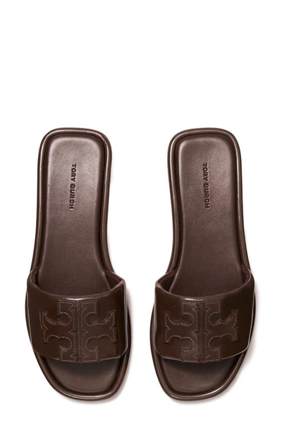 Shop Tory Burch Double T Sport Slide Sandal In Coco