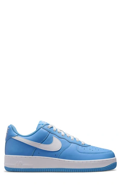 Nike Air Force 1 Low Retro Sneaker In Univ Blue/white-mtlc Gold | ModeSens