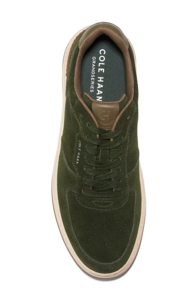 Shop Cole Haan Grandpro Crossover Sneaker In Dark Fern/ Stone Gray