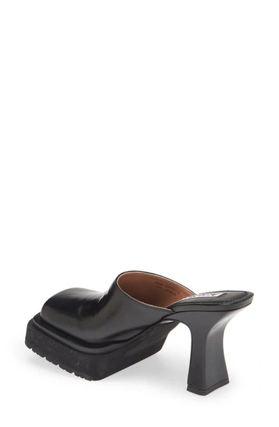 Shop Acne Studios Bown Platform Mule In Black