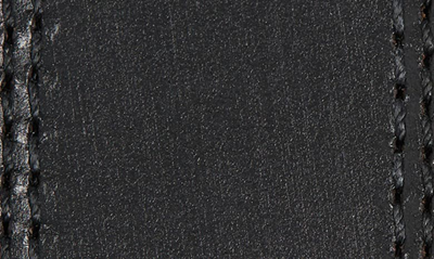 Shop Frye 38mm Stitched Edge Leather Belt In Black/ Antique Nickel