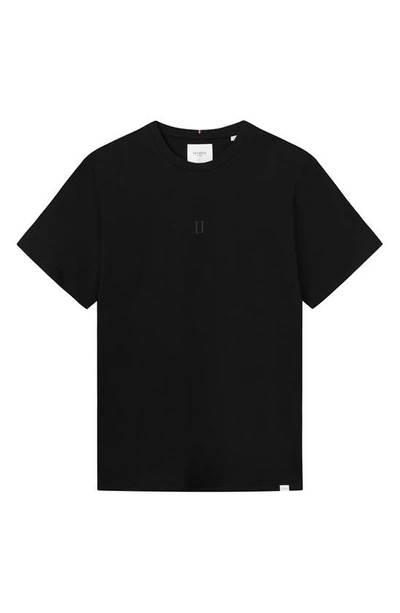 Shop Les Deux Mini Encore Organic Cotton Crewneck T-shirt In Black
