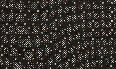 Tom Baine Slim Fit Print Long Sleeve Button-up Dress Shirt In Black