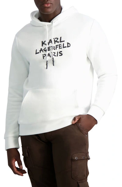Karl lagerfeld hoodie white sales