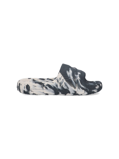 Shop Adidas Originals Sandals 'adilette 22' In Nero
