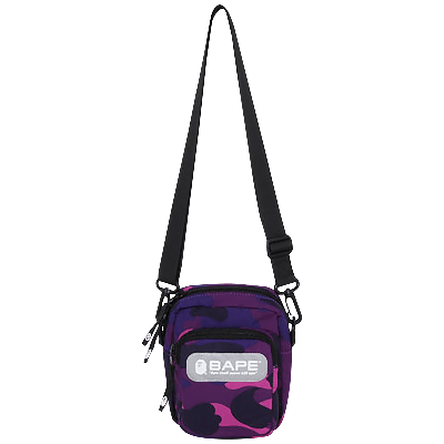 Pre-owned Bape Color Camo Mini Shoulder Bag 'purple'