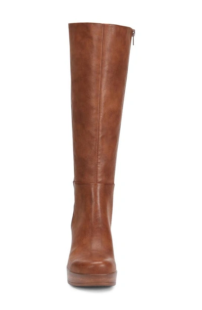 B O C By Born Brogan Tall Platform Boot In Tan