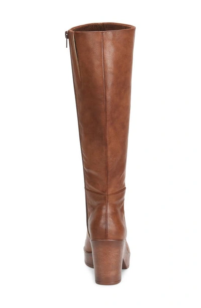 B O C By Born Brogan Tall Platform Boot In Tan