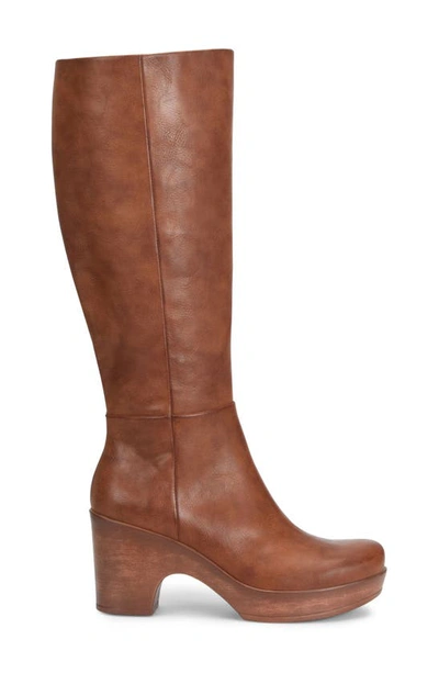 B O C By Born Brogan Tall Platform Boot In Tan