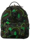 VERSACE embellished backpack,리넨100%
