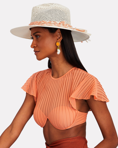 Shop Freya Eclipse Ombré Straw Hat In White