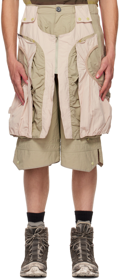 Shop Archival Reinvent Beige 02 Shorts