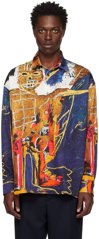 Shop Etudes Studio Multicolor Jean-michel Basquiat Edition Illusion Untitled 62 Shirt In Dots