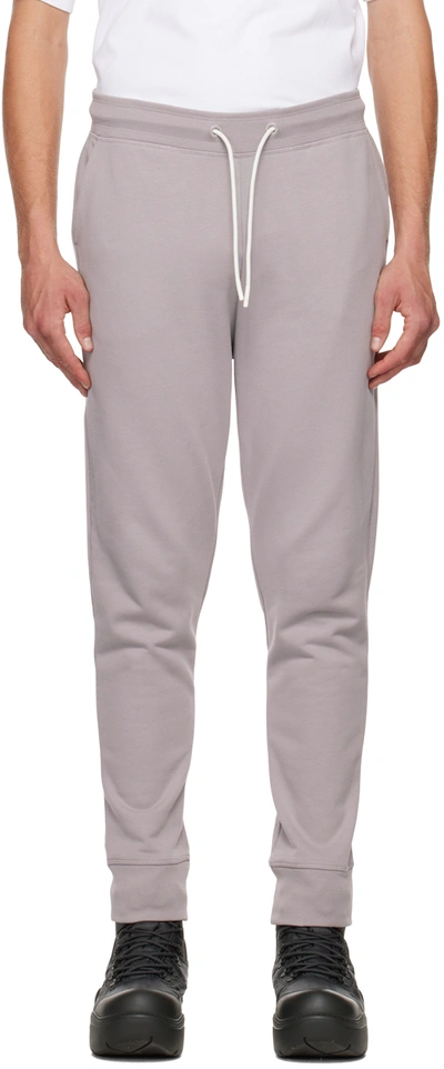 Shop Canada Goose Gray Huron Lounge Pants In Moonstone Grey