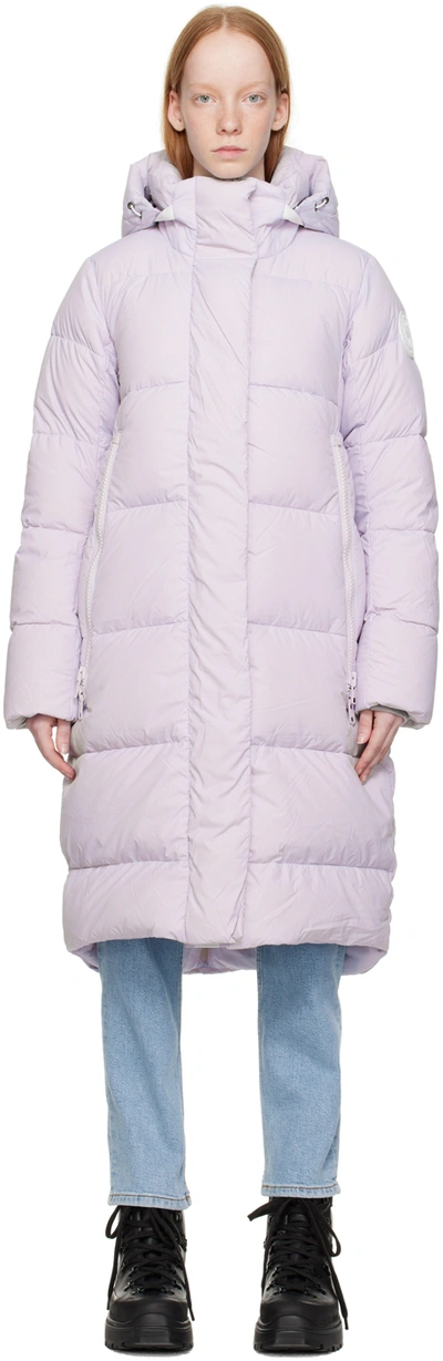 Shop Canada Goose Purple Byward Down Parka In 1255 Lilac Tint
