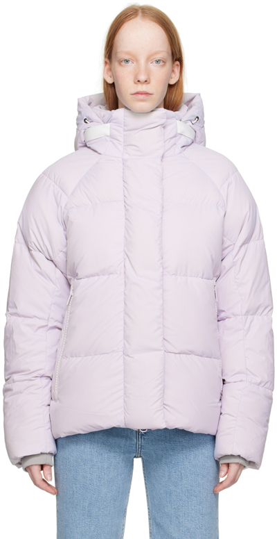 Shop Canada Goose Purple Junction Down Jacket In 1255 Lilac Tint