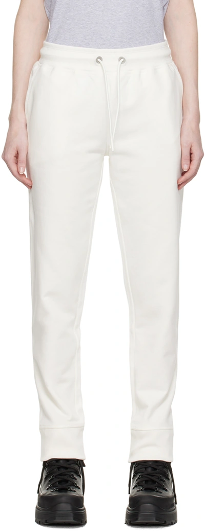 Shop Canada Goose Off-white Muskoka Lounge Pants In 433 N.star Wh/bl De