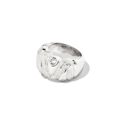 Bleue Burnham Sterling Silver Plants Share Everything Sapphire Ring In Silver
