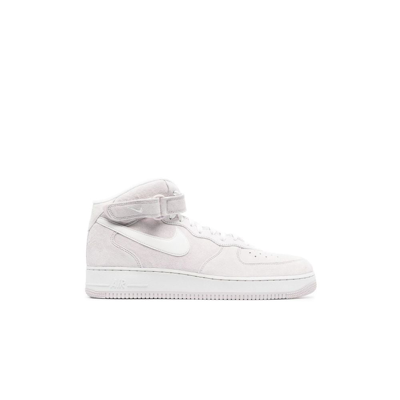 Shop Nike Pink Air Force 1 Mid ‘07 Suede Sneakers - Men's - Calf Suede/fabric/rubber In Neutrals