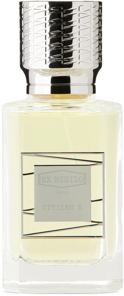 Ex Nihilo Paris Citizen X Eau De Parfum, 50 ml In Na