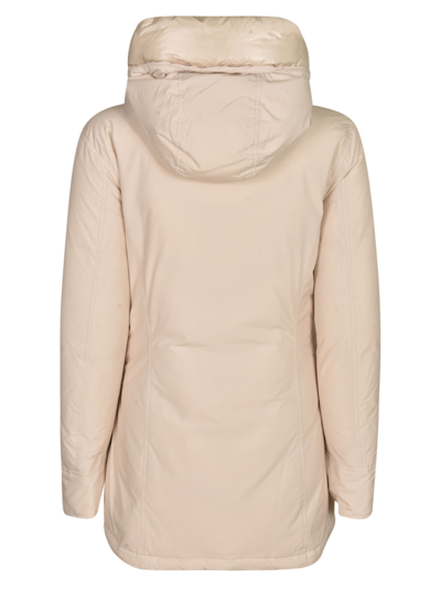Shop Woolrich Arctic Hooded Parka In Milky Cream