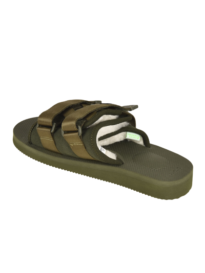 Shop Suicoke Moto Mab Sandals In Olive