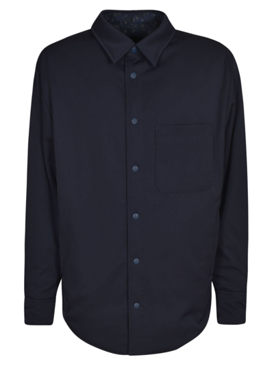 Shop Lanvin Long-sleeved Shirt In Blue