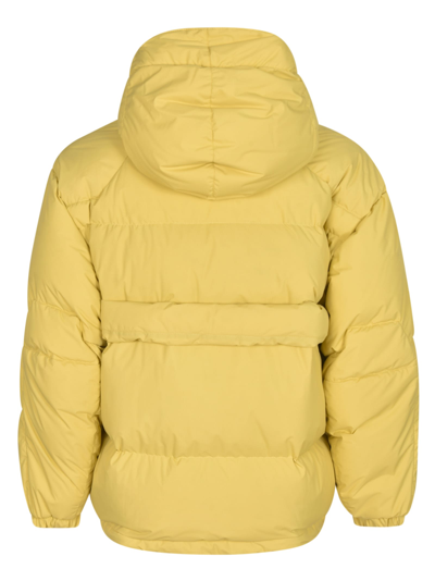 Shop K-way Reversible Padded Jacket In Yellow