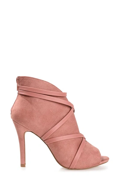 Journee Collection Journee Samara Strappy Bootie In Pink ModeSens