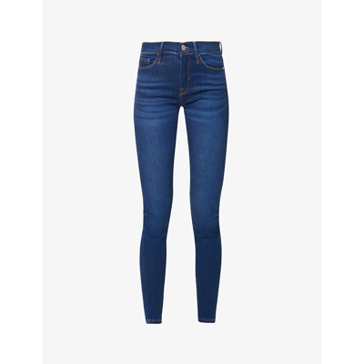 Shop Frame Womens Stover Le Skinny De Jeanne Skinny Mid-rise Stretch-denim Jeans