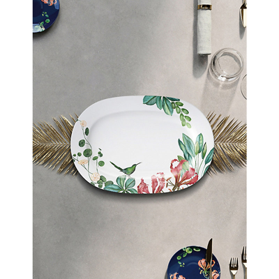 Villeroy & Boch Avarua Floral Porcelain Oval Platter 41cm