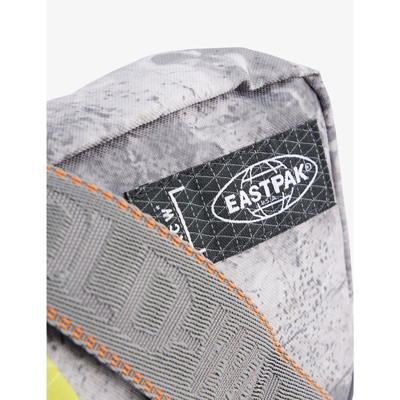 Shop A-cold-wall* X Eastpak Woven Crossbody Bag In Light Grey/lime