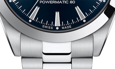 Tissot Gentleman Powermatic 80 Open Heart Watch 40mm In Grey