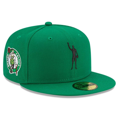 Shop New Era X Compound Kelly Green Boston Celtics Play For Change Otc 59fifty Fitted Hat