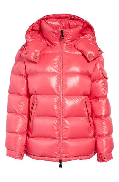 Shop Moncler Maire Water Resistant Down Puffer Jacket In Pink