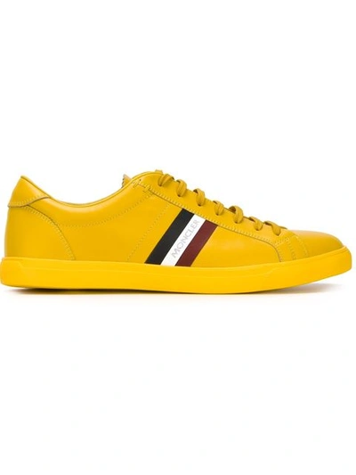 Moncler 'monaco' Sneakers In Yellow