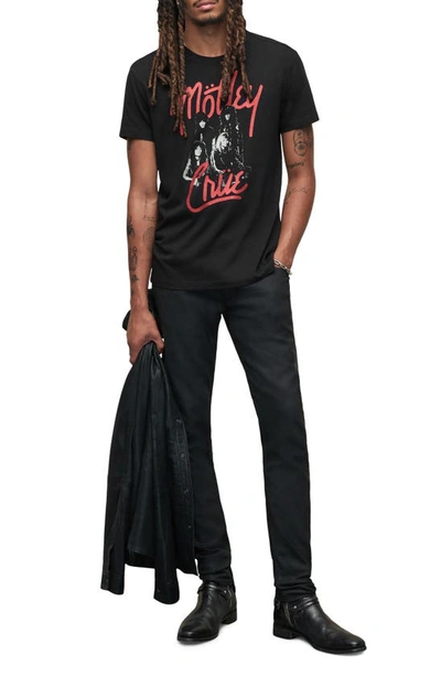 Shop John Varvatos Mötley Crüe Graphic Tee In Black