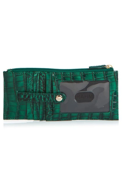 Shop Brahmin 'melbourne' Credit Card Wallet In Emerald